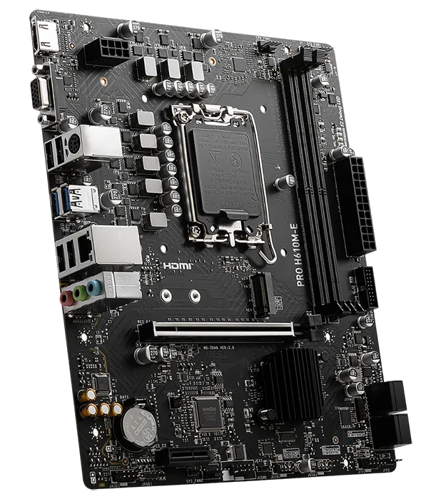 MSI PRO H610M-E DDR4 Фото изображение материнской платы MSI PRO H610M-E DDR4