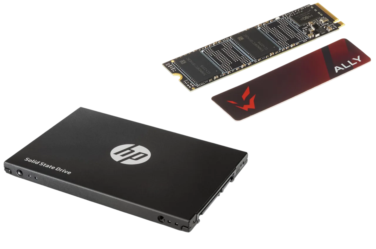 фотографии ssd HP S700 [2DP97AA#ABB] и ARDOR GAMING Ally AL1284 [ALMAYM1024-AL1284]
