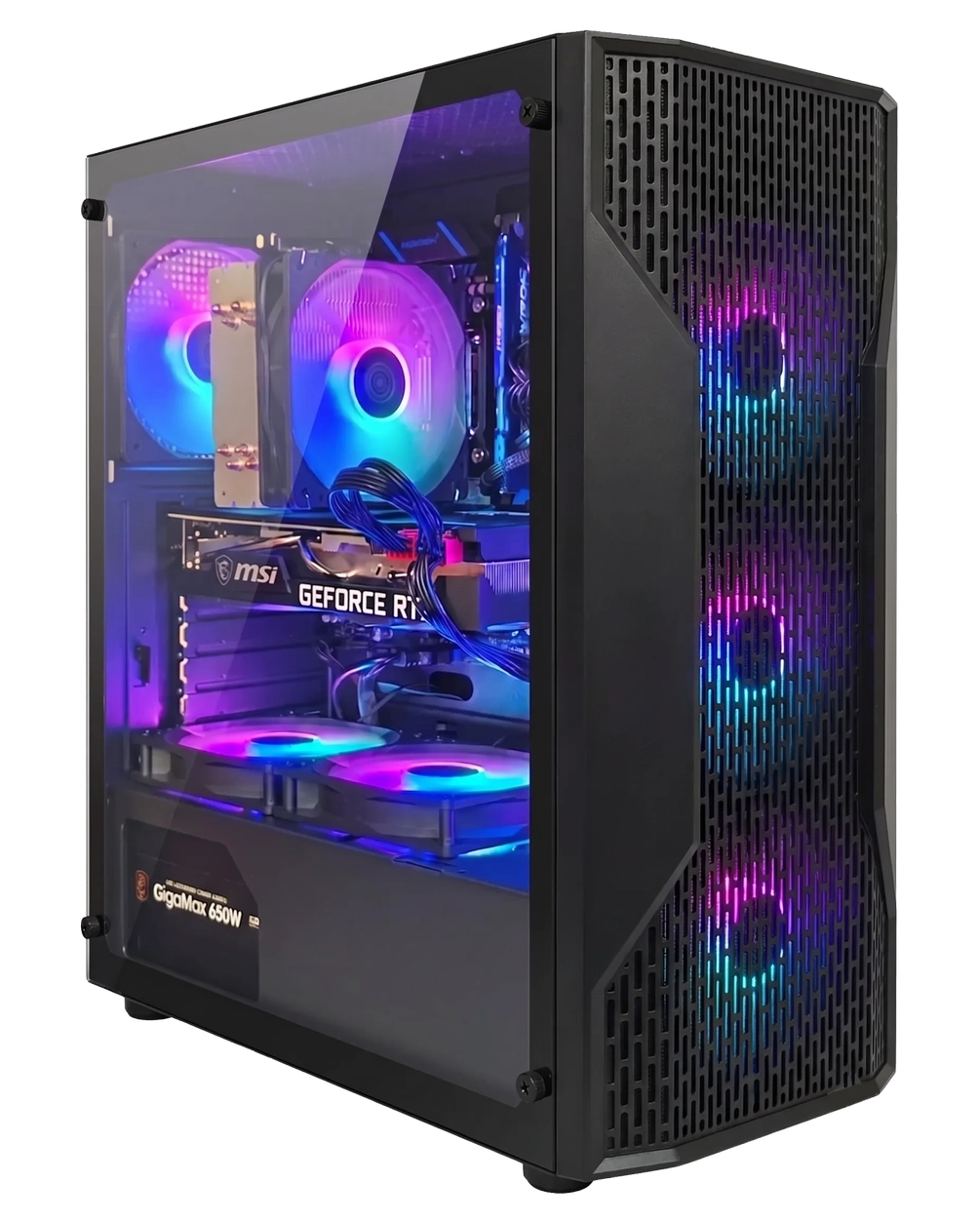 Мощный игровой компьютер QuantumStrike с видеокартой NVIDIA RTX 3070 и процессором Xeon 2680v3